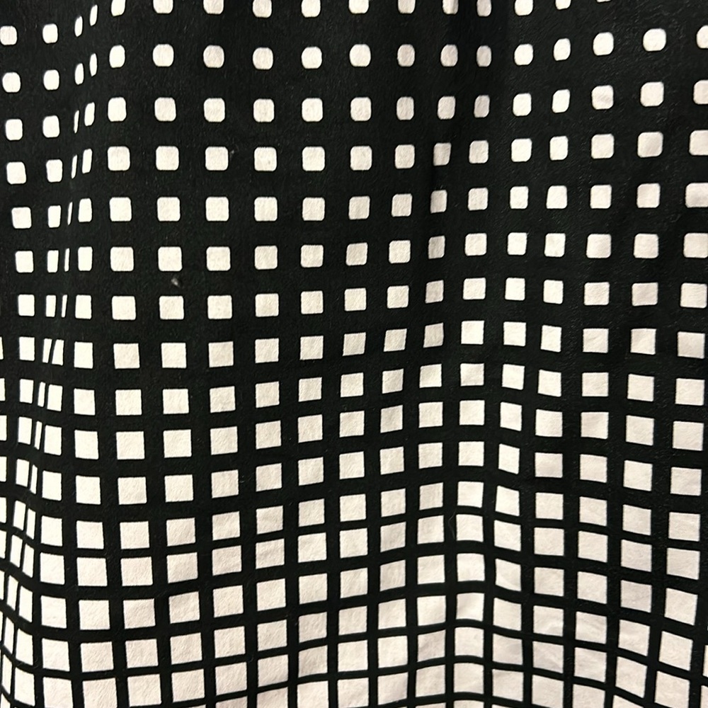 Worthington Gradient Black and White Graphic Pencil Skirt Sz 16 - Picture 2 of 10